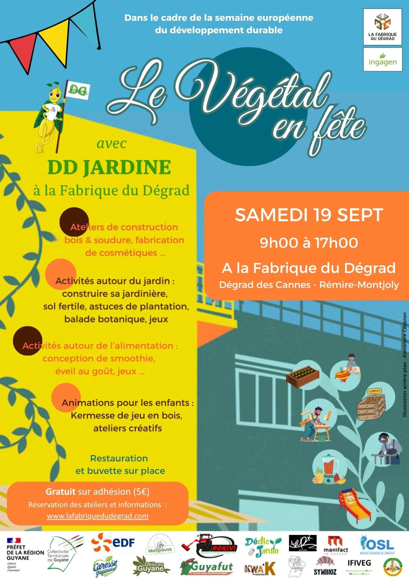 Le végétal en fête & DD Jardine à La Fabrique du Dégrad