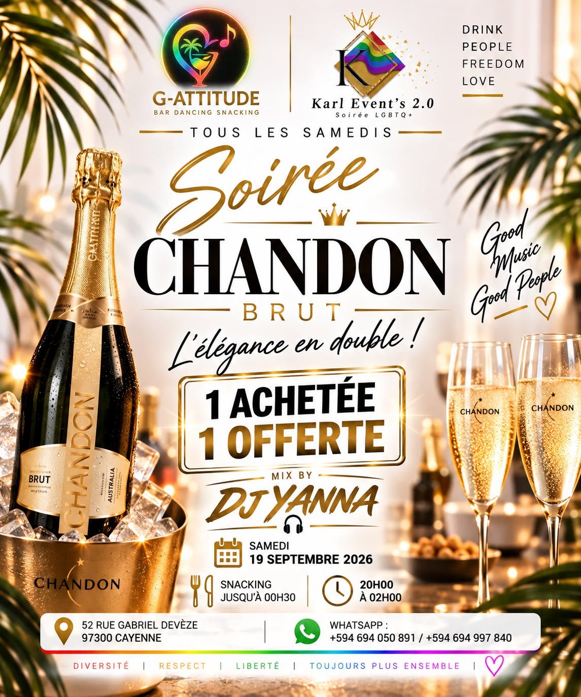 🌈SOIRÉE WORLD MUSIC - SOIRÉE CHANDON 🌈